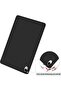 Case for Samsung Galaxy Tab S11 11-inch, Matte TPU Folio with Pen Slot - Black - 3