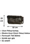 Women's Bitter Brown Long Fur Plush Chain Strap Shoulder & Hand Bag – Lined with Zipper (32X20 cm) - 8