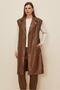 Leather Vest with Belt 45922 - 4