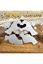 Original Lovely Valentines Day Love Gesture Hearts Metal Cutting Dies Scrapbooking Decorative Emb... - 5