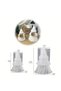 2pcs DIY Resin Molds for Christmas Tree Ornaments - Silicone Candle, Plaster, and Resin Crafting ... - 5