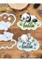 Original Lovely Animals Slepping Panda Elephant Clouds HELLO LITTLE ONE Metal Cutting Dies Scrapb... - 7