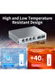 EU Adapter HORACO 2.5Gb Switch 2.5GBASE-T 4 Port 2.5G RJ45 with 2 Port 10G SFP+ Fanless Unmanaged Pl - 6
