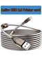 كابل طابعة USB بطول 20 متر، كابل طابعة USB 2.0 نشط بطول 20 متر، كابل USB بطول 10 متر و15 متر، معزز كابل USB 2.0 ذكر من النوع A - 8