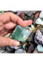 200g 200g/bag Natural crystal Stones Moss Agate Mixed Rough Raw Quartz Mineral Specimen For Home dec - 2