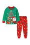 Unisex Green Santa Sleigh Glow Christmas Pajamas - 8