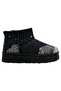 Women's Vegan Leather Black Ankle Boots - Paws on Taksim Design - 8