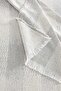 Gray Striped Jacquard Sofa Cover 180X240 cm – Cotton Woven Decorative Armchair and Sofa Cover - 2