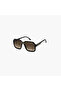 56MM Black Brown Green Antireflex Square Sunglasses