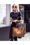 Solid Shoulder Bag - 3