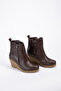 Women's Wedge Heel Zippered Daily Boots Sandis - 5