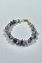 Amethyst Cracked Copper Bracelet – Handmade Custom Design Lavender Themed Gift Jewelry - 2