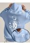 -Men's Hoodie Printed Messi Sweat Quality 3 Yarn Fabric Modern Oversized Cut