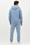 Blue Hooded Men's Tracksuit Set - 5
