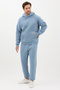 Blue Hooded Men's Tracksuit Set - 2