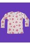 Long-Sleeved Patterned Kids Pajama Set #printedkidspajamas #laundrygarden #heartpatternedpajamas - 2