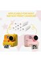 Kids Instant Print Camera - 48MP Digital, Zero Ink, 1080P Video, 32GB TF (White) - 3