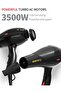 Professional Hair Dryer 3500W Ionic AC Motor with Diffuser & Nozzles - 4
