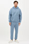 Blue Hooded Men's Tracksuit Set - 3