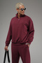 Trend Biz Oversized Fleece-Lined Zippered Collar Tracksuit Set - 3