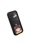 Realme C21Y/C25Y Compatible Shockproof Cute Patterned Black Silicone Case - 3