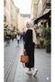 Women's Long Knit Dress – 100% Acrylic – Crew Neck – Comfortable and Stylish Winter Model - 5