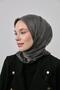 Shiny Sparkle Scarf Smoked Ethnic Pattern 90*90 - 4