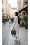 Women's Long Knit Dress – 100% Acrylic – Crew Neck – Comfortable and Stylish Winter Model - 5