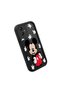 Samsung Galaxy A04E Compatible Cartoon Patterned Black Silicone Shockproof Phone Case - 3