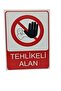 Dangerous Area Dekota Printing – 3 mm Forex Warning Sign 20 cm × 30cm - 6