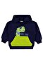 Dino Printed 2-5 Years Old Sweatshirt - Navy Blue 5-6 Years Old