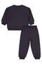 Brooklyn 80 Printed Piped 2-5 Years Old Tracksuit Set - Gray 2-3 Years Old - 3