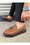 Jy154 Blaze Laceless Tasseled Skin Men's Casual Sports Classic Shoes Cst - Tan - 3