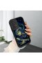 Charming Sky Pattern Black Silicone Case Compatible with Samsung Galaxy A33 - 2