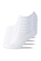 6 Pairs Sneakers Women Men Organic Cotton No-Show Stitch-Free Short Sports Socks Unisex, White Black Gray - 6