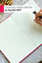 Elegant Diamond Stone Notebook – A5 Hard Cover, 160 Lined Pages - 5