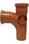 Red UPVC Pipe Fitting (3 INCH, Push Tee Single)