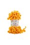 (5 Pieces) Hand Knitting Yarn Puffy 14 Pack of 5 - 14 Dark Yellow - 100 Gr. 9 Meters. Finger Knitting Yarn Puffy