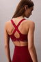 High Support Sports Women's Red Bra Lvgws5K137-Af8 - 5