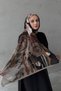 Brown Liore 100% Cotton Shawl