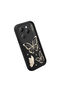 Infinix Hot 40/40 Pro Compatible Quality Black Silicone Butterfly Pattern Shockproof Case - 2