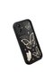 Samsung Galaxy A04E Compatible Quality Black Silicone Butterfly Pattern Shockproof Case - 2