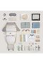 Beige TravelEase 4-in-1 Family Travel Packing Cubes - 3