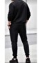 Men's Crew Neck Oversized Tracksuit Set - 2