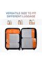 Orange Compression Packing Cubes - 3