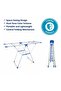 Cloth Dryer 150 x 100 x 50 cm Carbon Steel Foldable - 6
