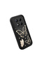 Xiaomi Redmi Note 14 Pro 4g Compatible Quality Black Silicone Butterfly Pattern Shockproof Case - 3