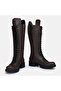Large size long mail genuine leather 41-42-43-44-brown - 3