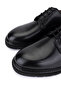 Men's Genuine Leather Black Casual Shoes - 3