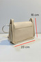 4627 Single Compartment Scarf Detailed Adjustable Strap Women's Hand and Shoulder Strap Bag - 5